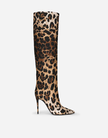 Dolce & Gabbana Leo jacquard boots Print CU0834AJ549
