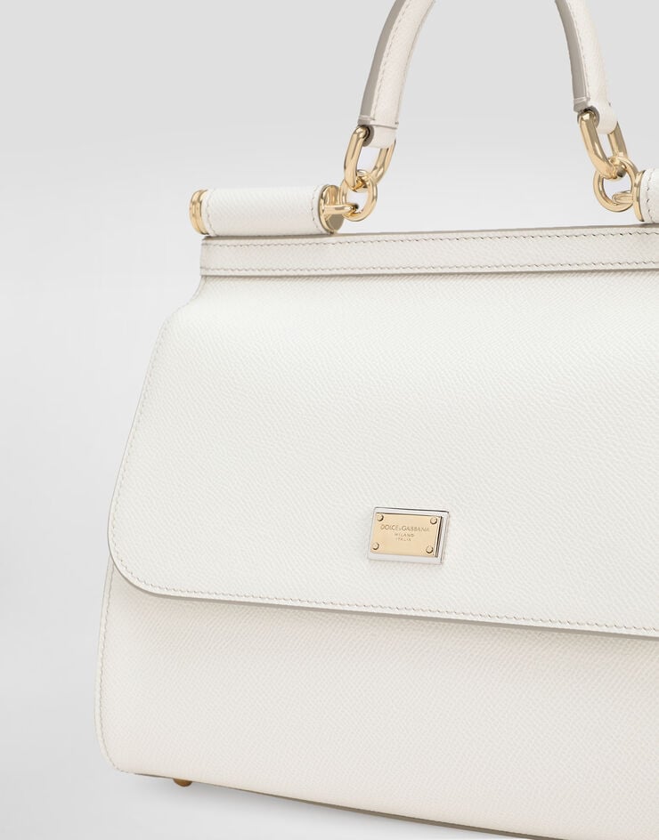 Dolce & Gabbana Bolso de mano Sicily grande BLANCO BB6002A1001