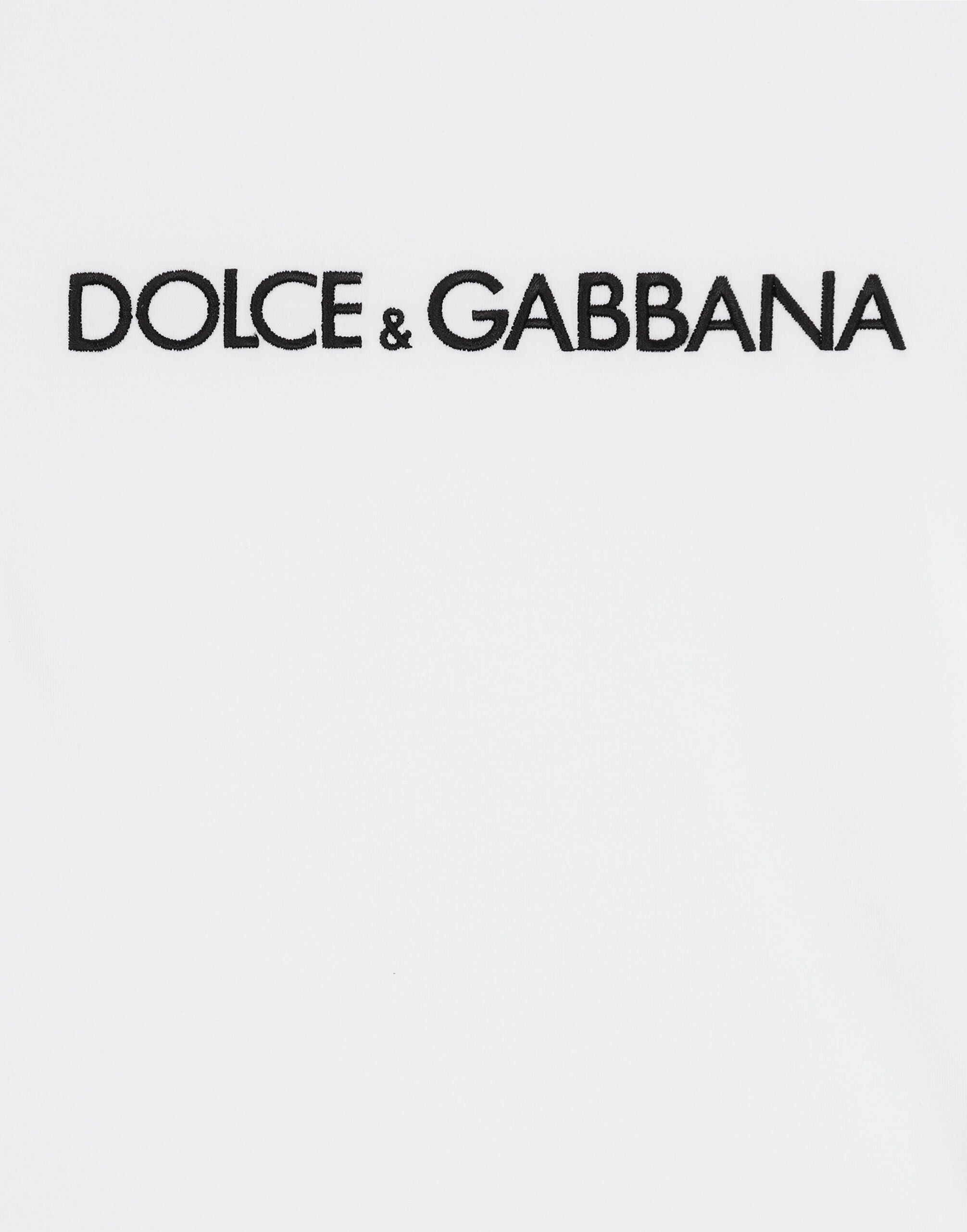 Short T-shirt with DG logo in White for Women
