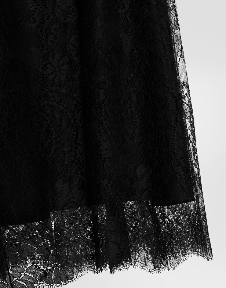 Dolce & Gabbana Chantilly lace dress Black F612XTFLSM0