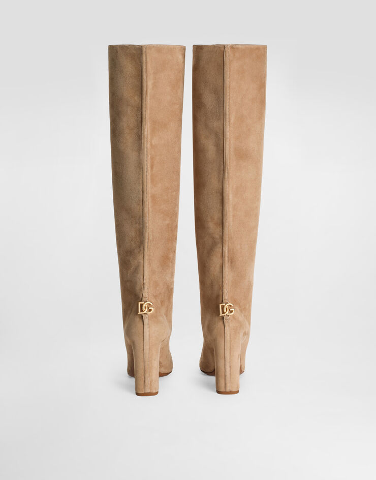Dolce & Gabbana Suede boots Turtle Dove CU1218A1275