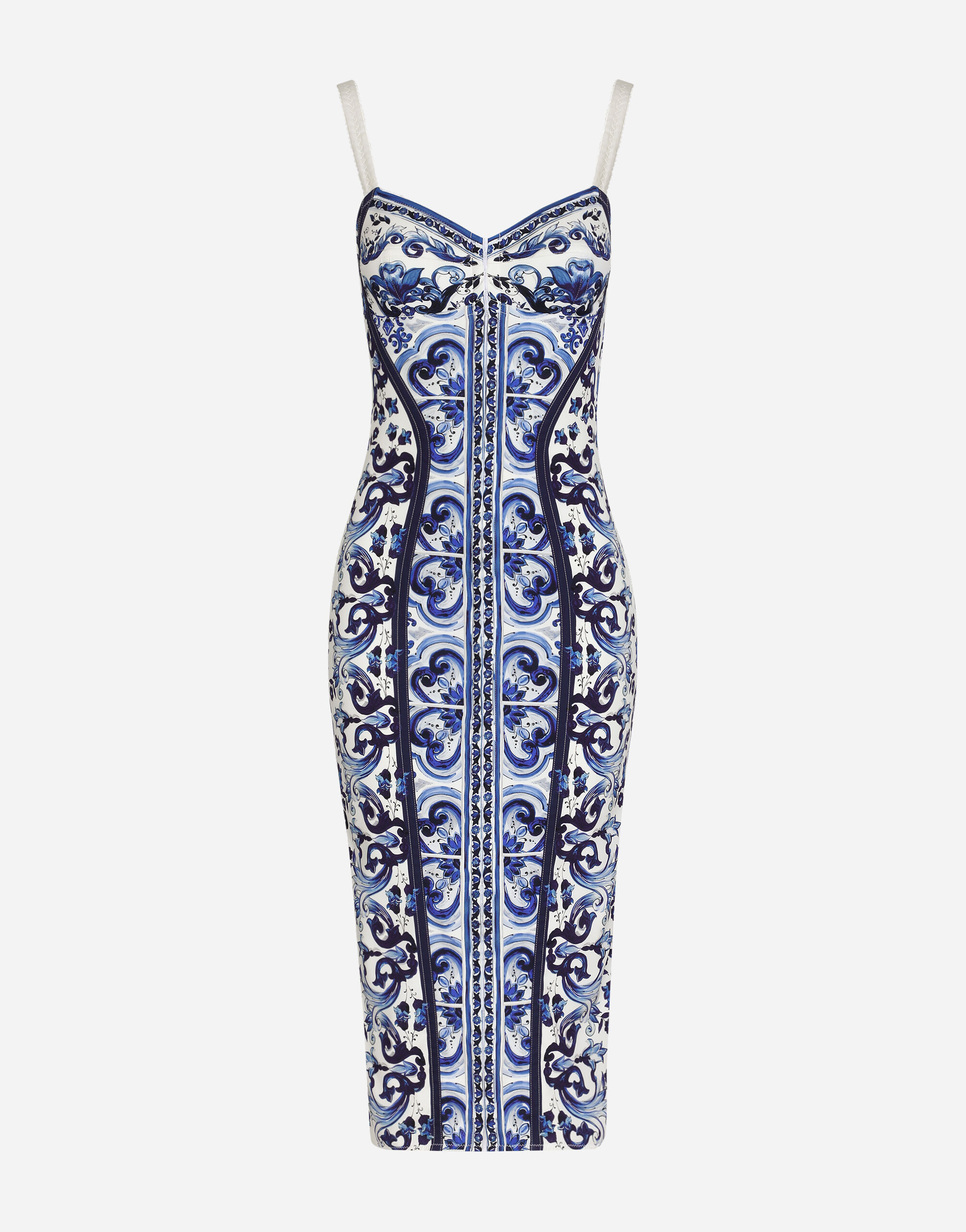 Vestito maiolica cheap blu