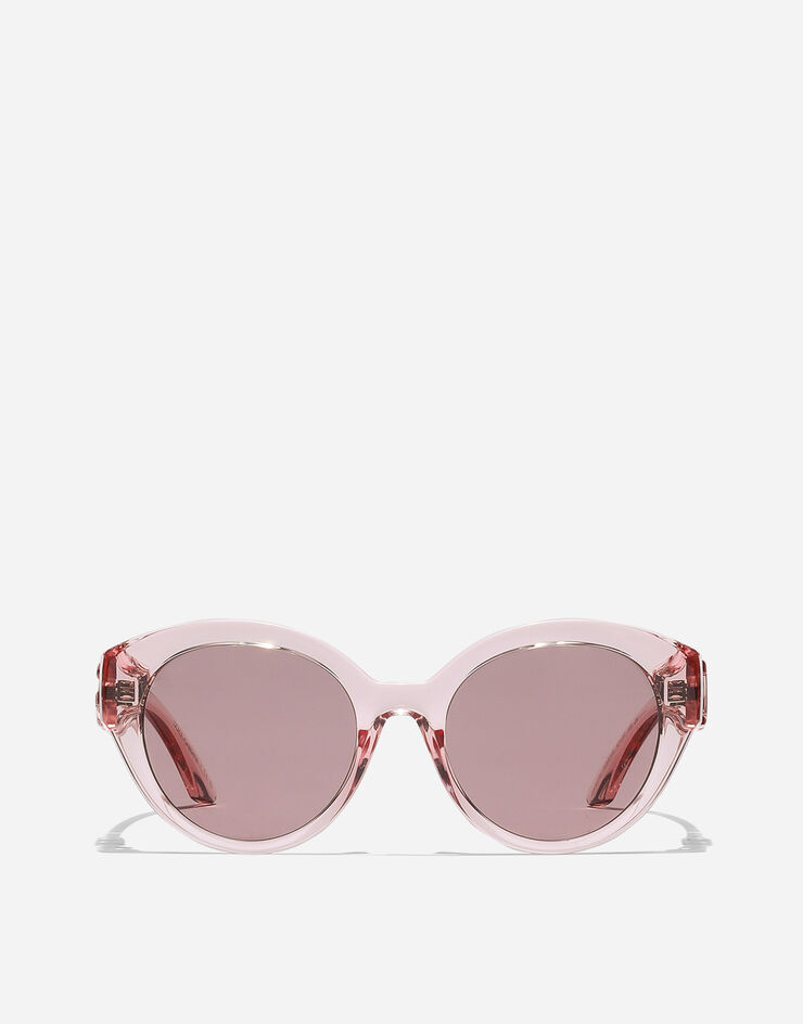Dolce & Gabbana Occhiali da sole Everyday Flowers Rosa trasparente VG601EVN8VS