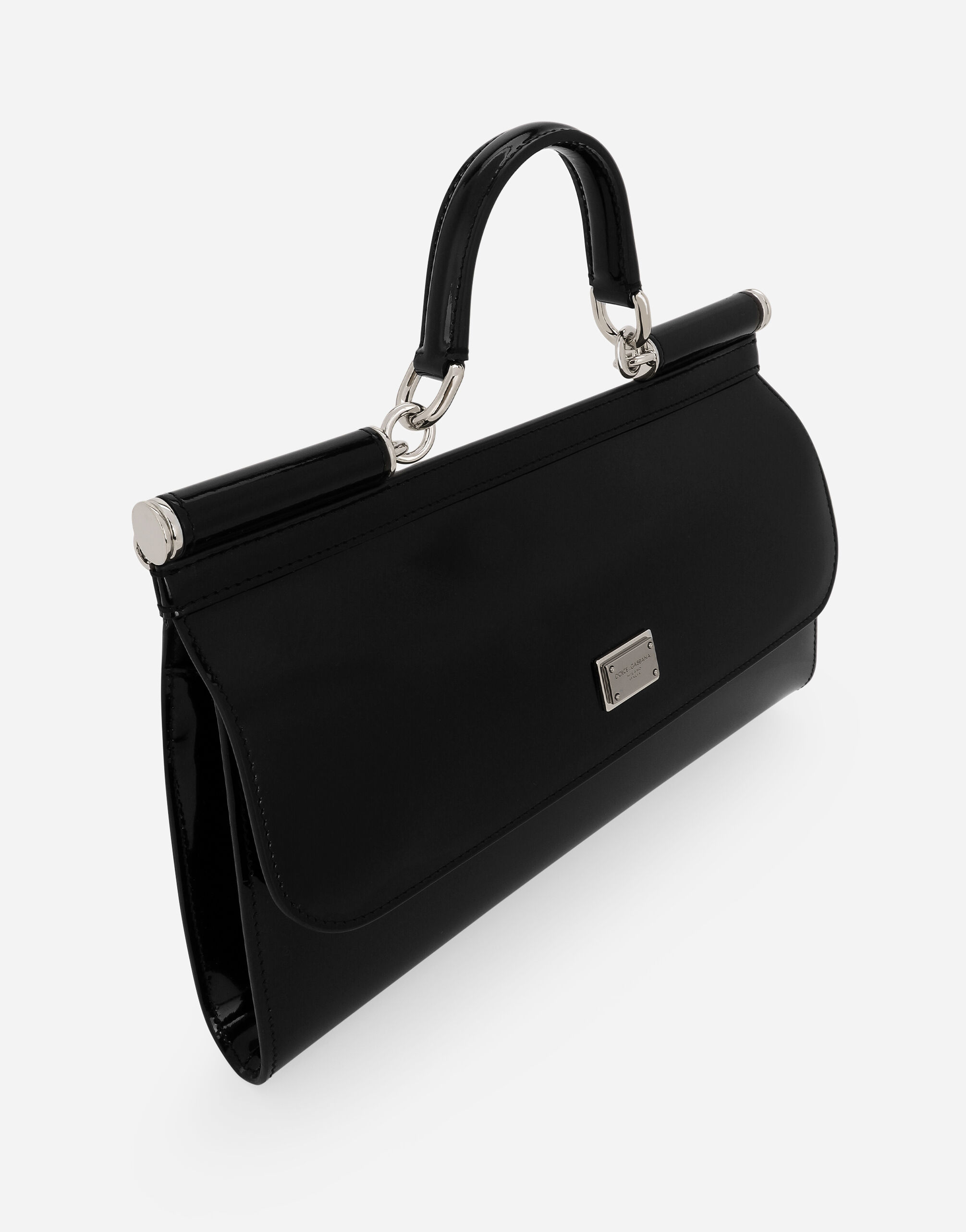 KIM DOLCE GABBANA Tasche Sicily aus gl nzendem Kalbsleder in