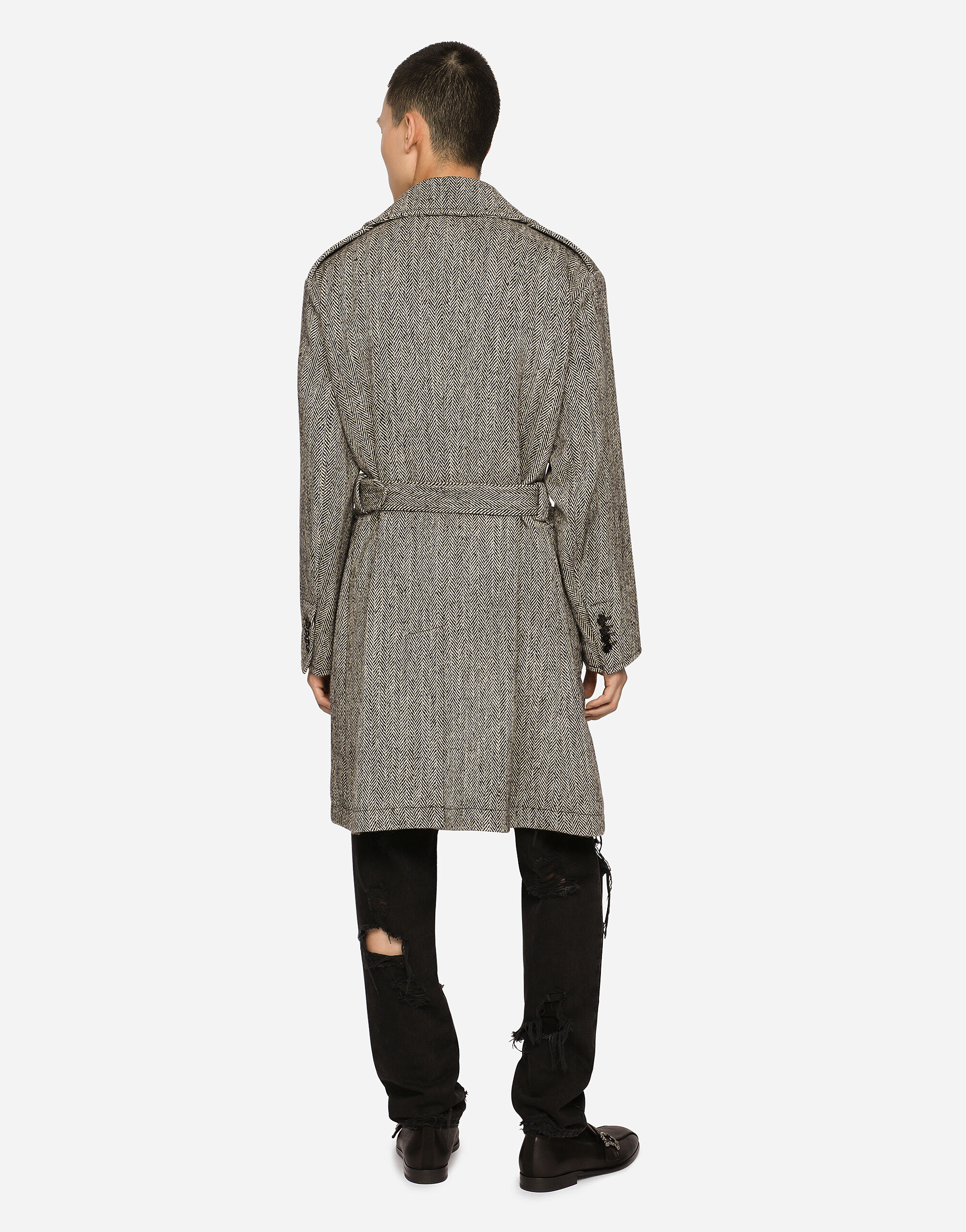 CAPPOTTO in Multicolor for Men | Dolce&Gabbana® US