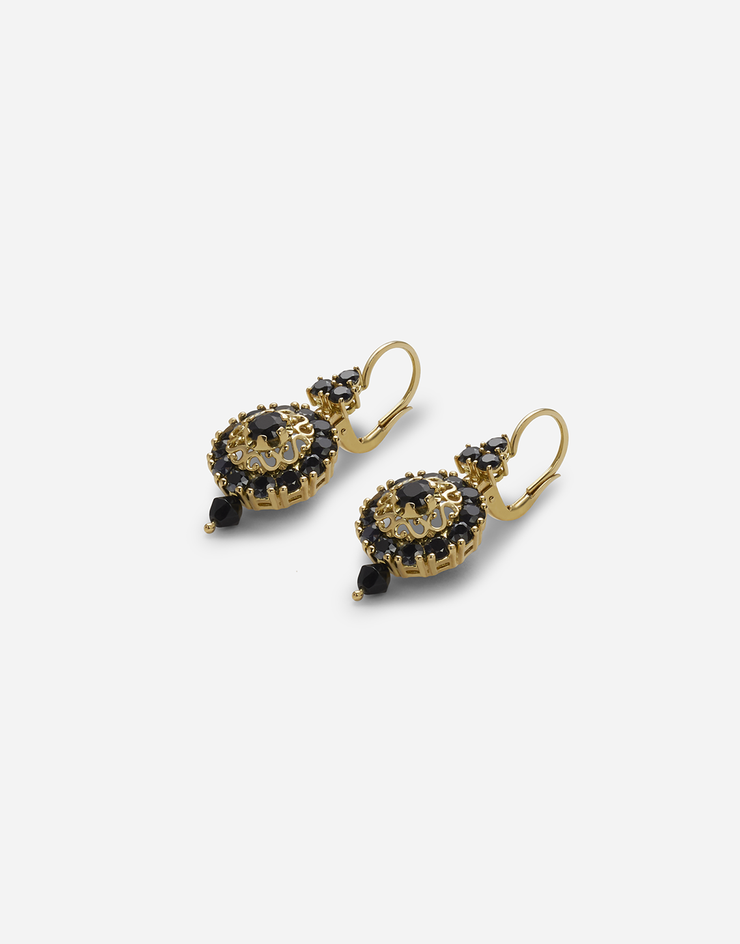Hook top fastening earrings