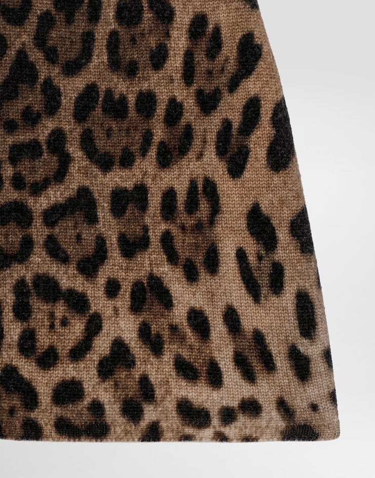 Dolce & Gabbana Wool printed skirt Print L5KI05JDVDT