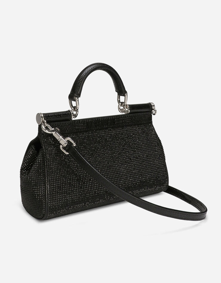 Dolce & Gabbana  Sac à main Sicily petit format Noir BB7116AN154