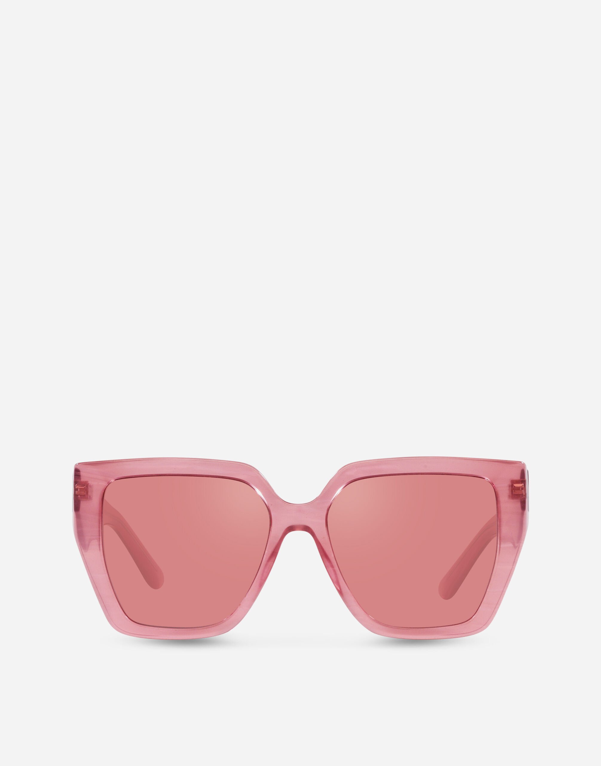 Dolce & Gabbana Sonnenbrille DG Crossed Rosa BB7287AS204