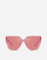 Dolce & Gabbana DG Crossed Sunglasses Havana pink pearl VG447AVP073