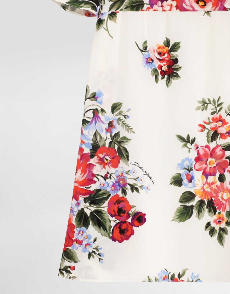 Dolce & Gabbana Flower bouquet-print dress Multicolor L53DF0FSA8P
