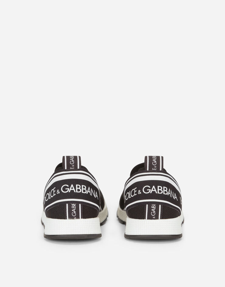 Dolce&Gabbana Sneaker slip on sorrento logo tape Nero D10723AH677