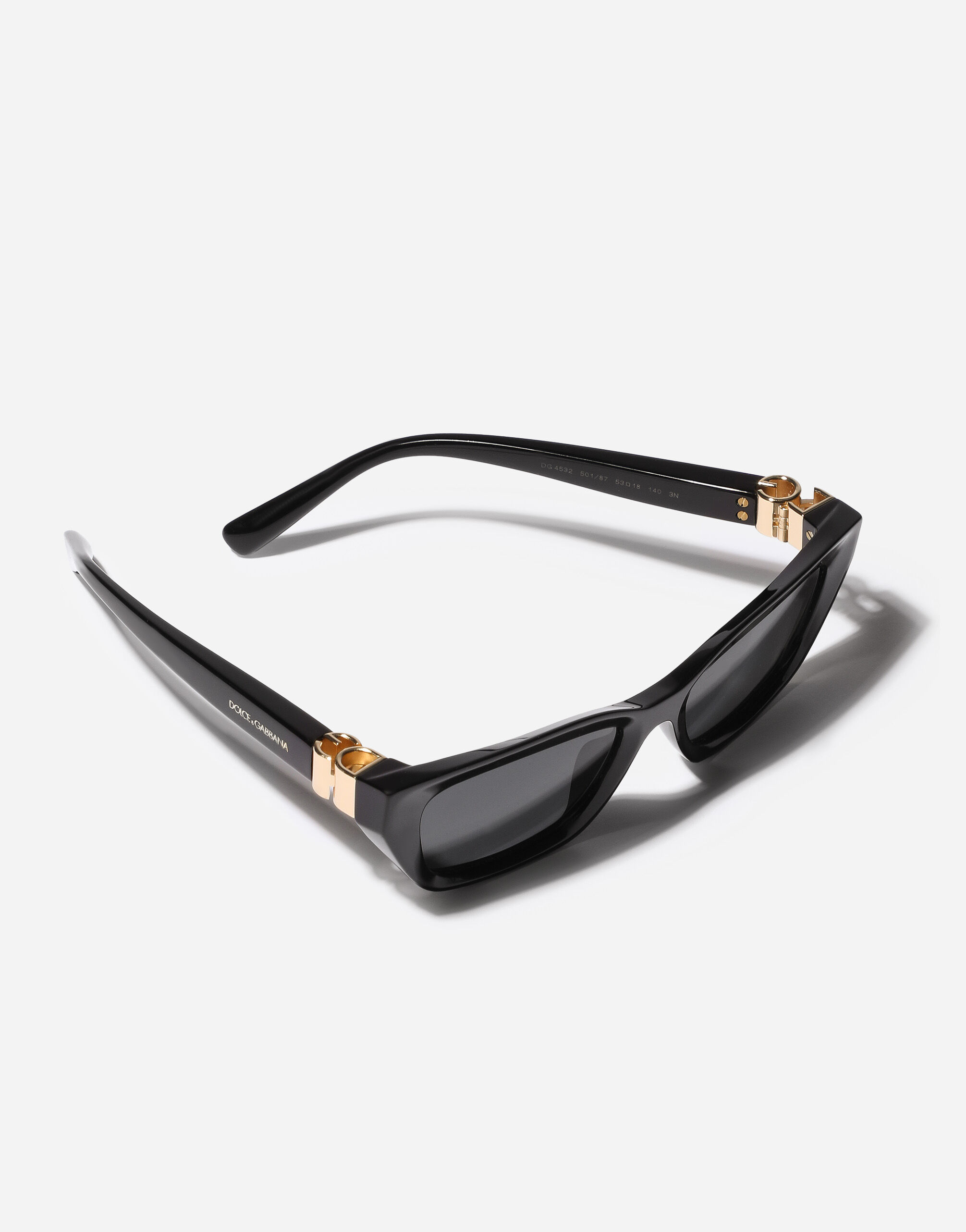 DG Hinge Sunglasses in Black for Women | Dolce&Gabbana® US