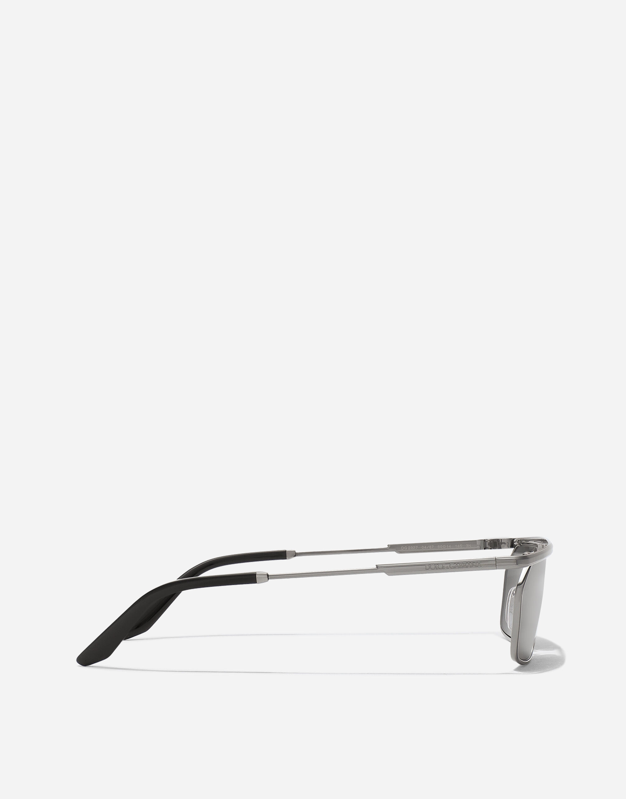 Metal Classic Sunglasses in Gunmetal for Men | Dolce&Gabbana® US