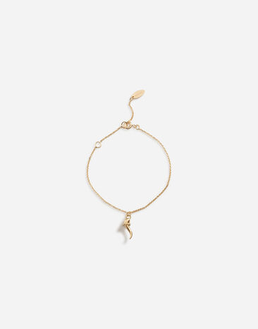 Dolce & Gabbana Bracelet with good luck charm Gold WBEJ3GW0001