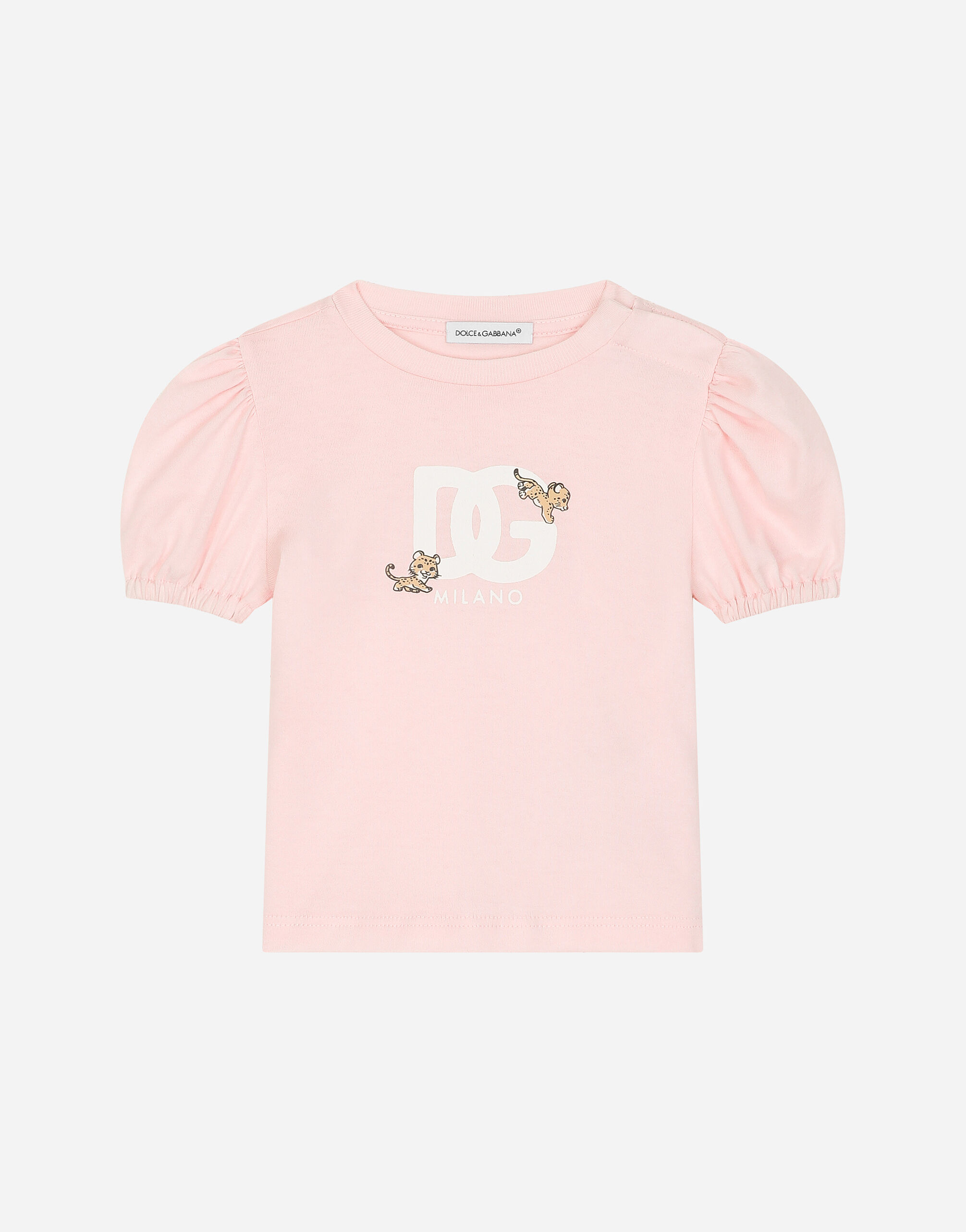 Dolce and gabbana pink t shirt 2025