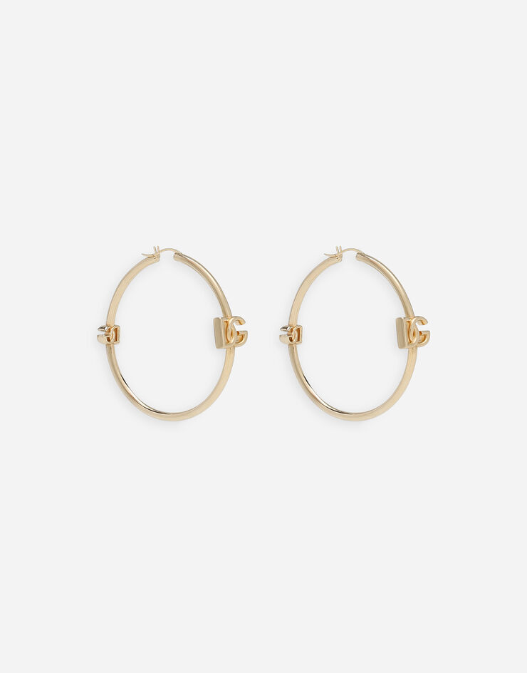 Dolce & Gabbana DG 徽标克利奥尔耳环 金 WEQ6M2W1111