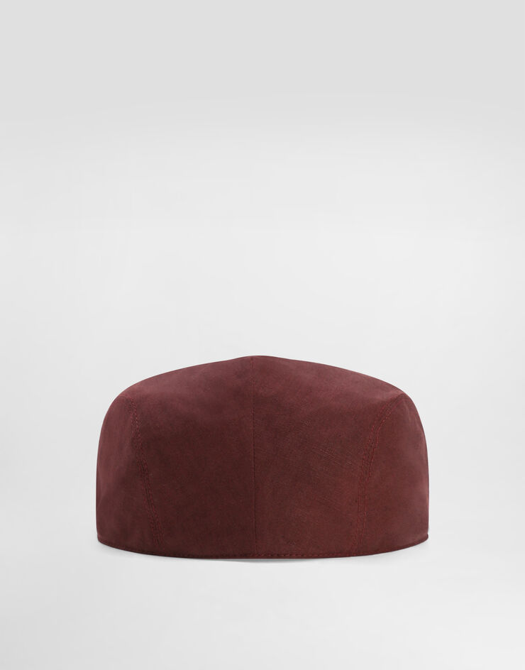 Dolce & Gabbana Gorra inglesa de lino Multicolor GH587AFU4JB