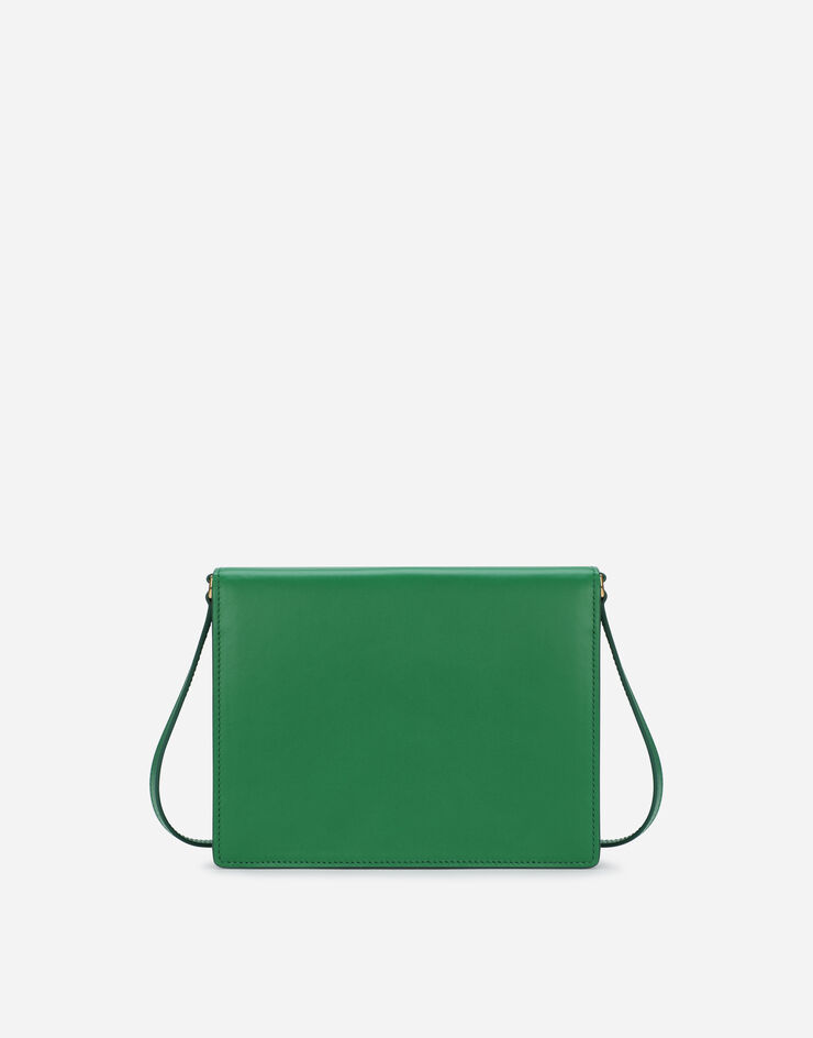 Dolce & Gabbana Calfskin DG logo crossbody bag Green BB7287AW576