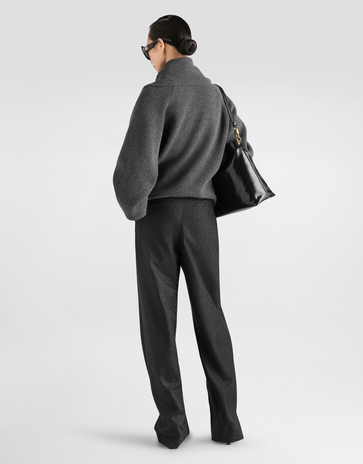 Dolce & Gabbana 开衫 针织 半英式罗纹 Grey FXVFITJDVMT