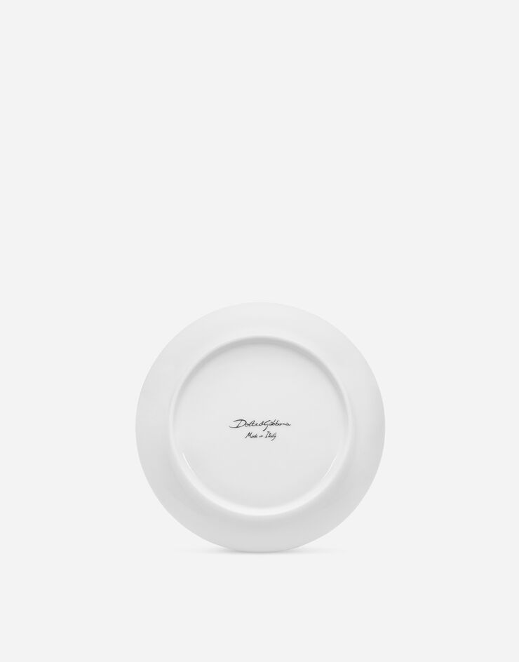 Dolce & Gabbana Set 2 Porcelain Bread Plates Dolce & Gabbana Set 2 Porcelain Bread Plates Multicolor TC0S02TCANM