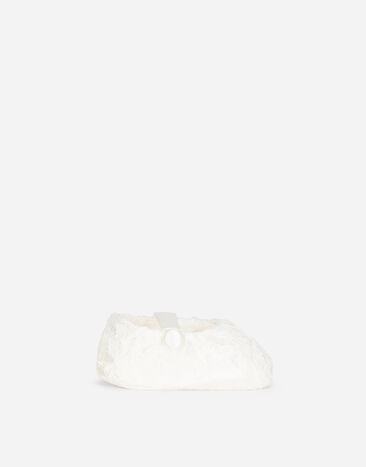 Dolce & Gabbana Picoted lace Mary Janes White L0EGC1LA086