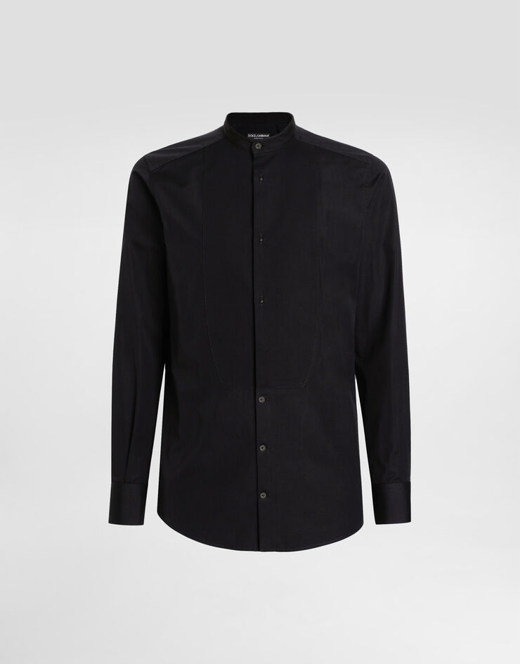 Dolce & Gabbana Gold tuxedo Cotton shirt Black G5NU2TFU5U8