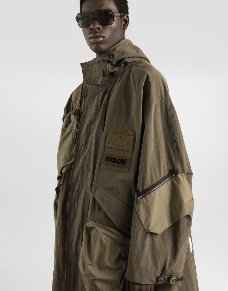 Dolce & Gabbana Hooded parka Green G050MTGK075