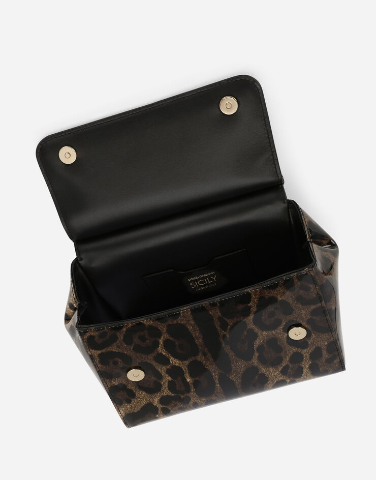 Dolce & Gabbana حقيبة يدSicily KIM DOLCE&GABBANA متوسطة طبعة جلود الحيوانات BB6003AM568