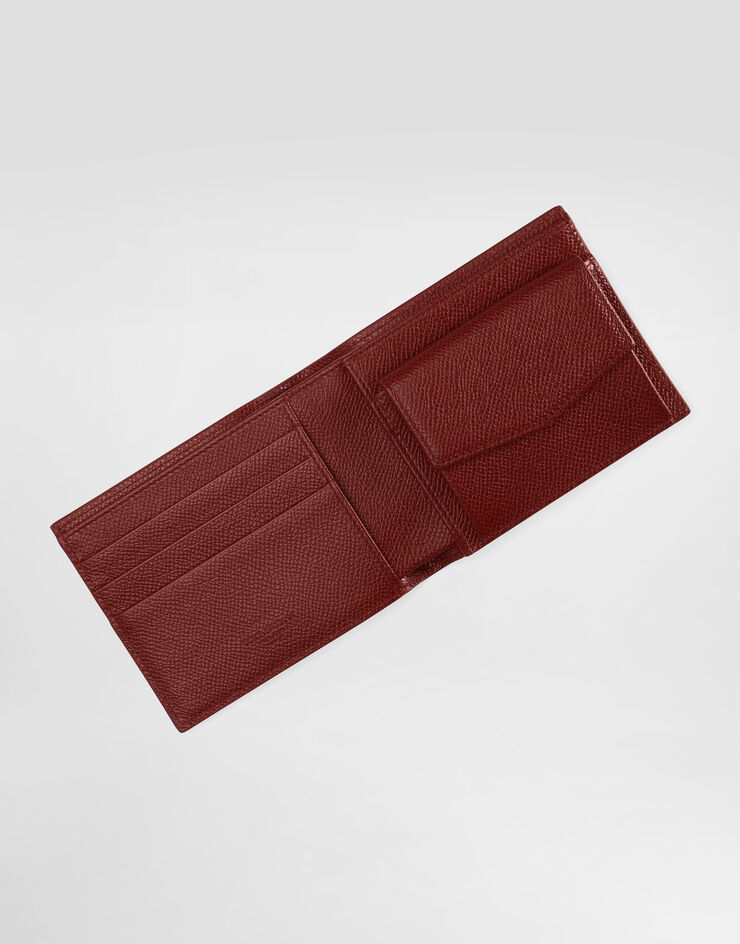 Dolce & Gabbana Portefeuille en cuir de veau à imprimé majolique Multicolor BP3102A0646
