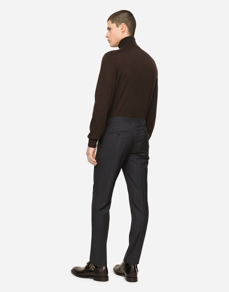Dolce & Gabbana Pull Collo Alto Brown GXL03TJAWL5