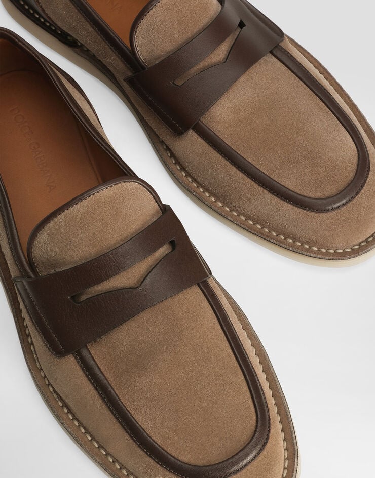 Dolce & Gabbana Split calfskin slipper Multicolor A50744A0084