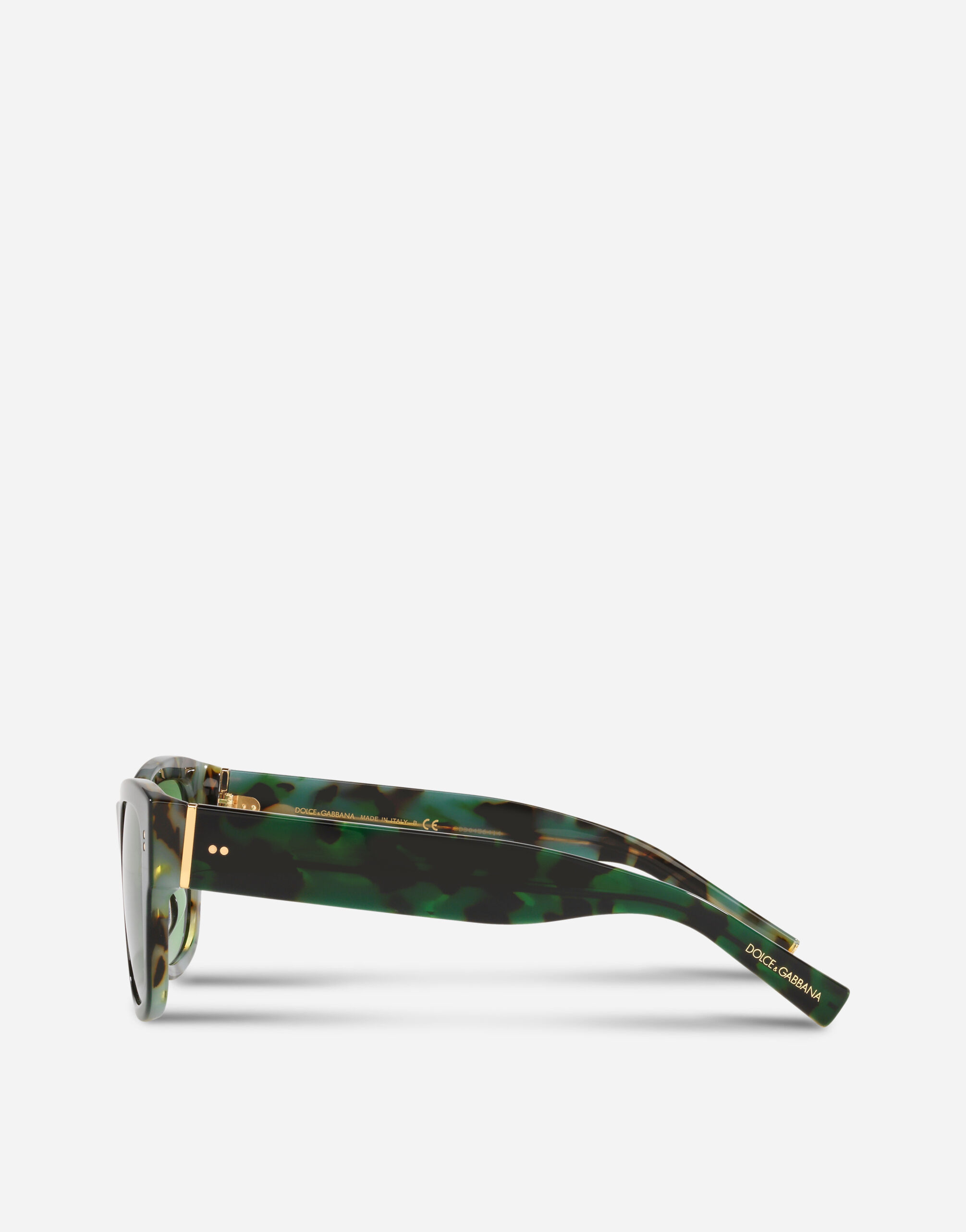 Dolce and gabbana top green sunglasses