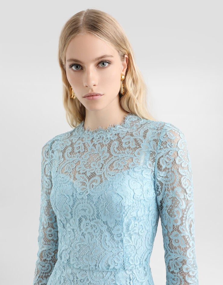 Dolce & Gabbana Cordonetto lace sheath dress Dolce & Gabbana Cordonetto lace sheath dress Azure F6M0DTILMDR