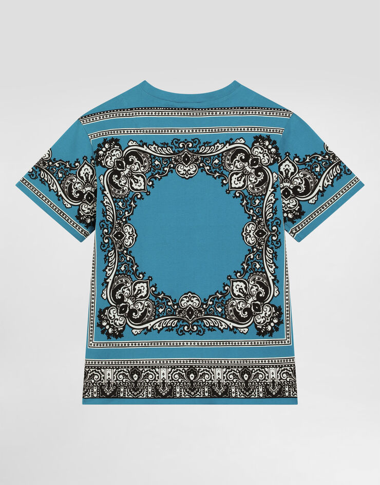 Dolce & Gabbana Bandanna-print jersey T-shirt Print L4JTHUII7GC