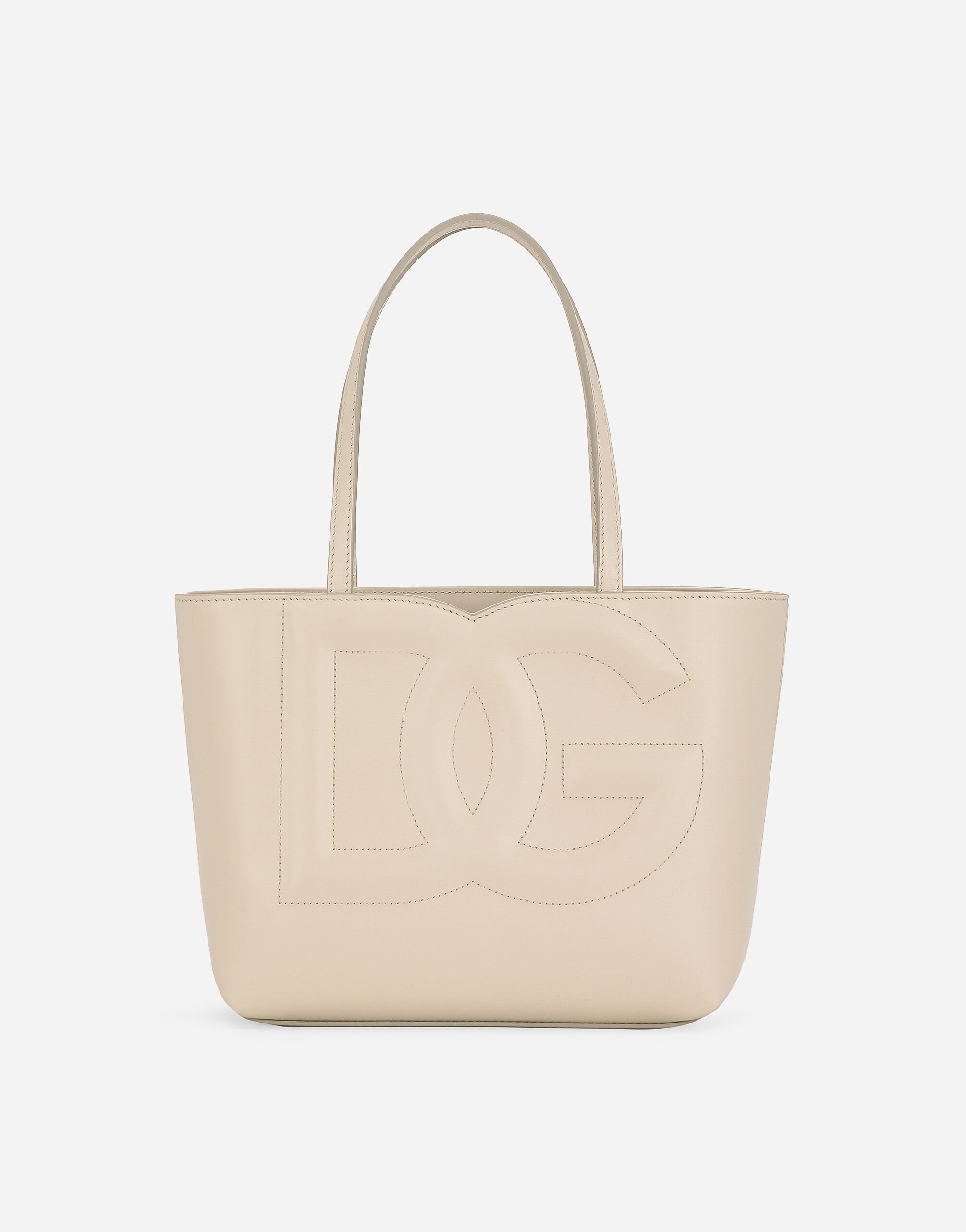 Dolce & Gabbana حقيبة تسوق DG Logo صغيرة وردي BB7287AS204