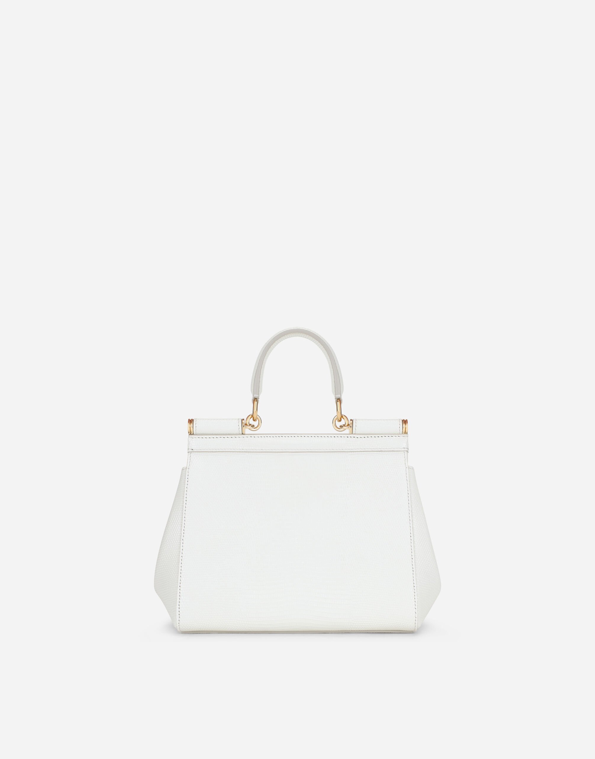 Medium Sicily handbag in White for Women | Dolce&Gabbana® US