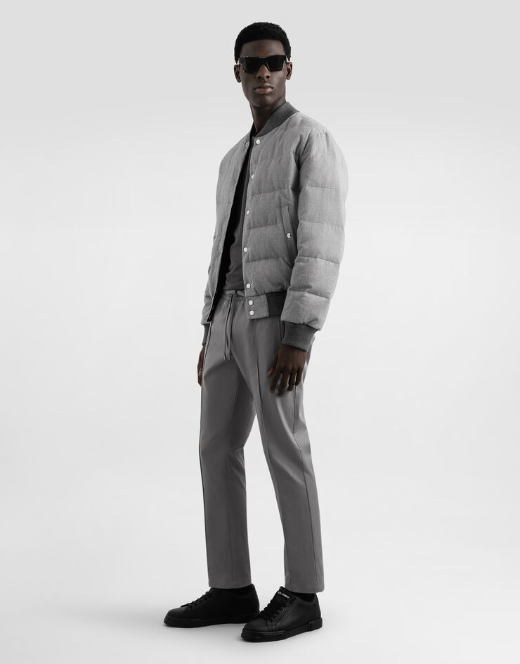 Dolce & Gabbana Reversible padded jacket Grey G9BSOTFU5YA