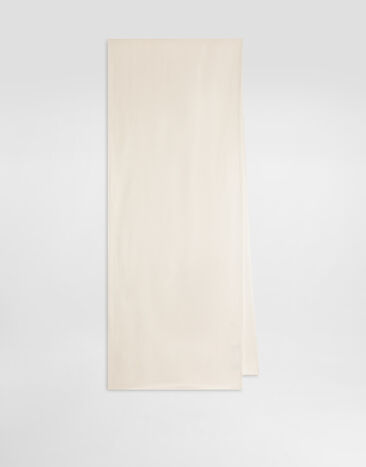 Dolce & Gabbana Silk satin scarf White GQ393EFU1AU