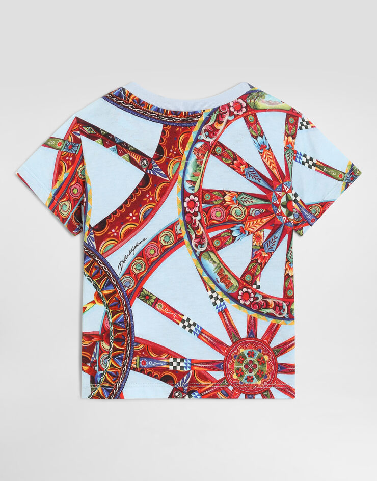 Dolce & Gabbana Carretto-print jersey t-shirt Multicolor L1JTEYHS7RI