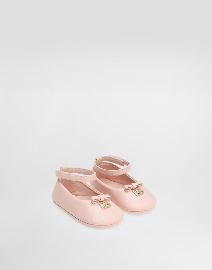 Dolce & Gabbana Ballerina aus Nappaleder Rosa DK0065AB793