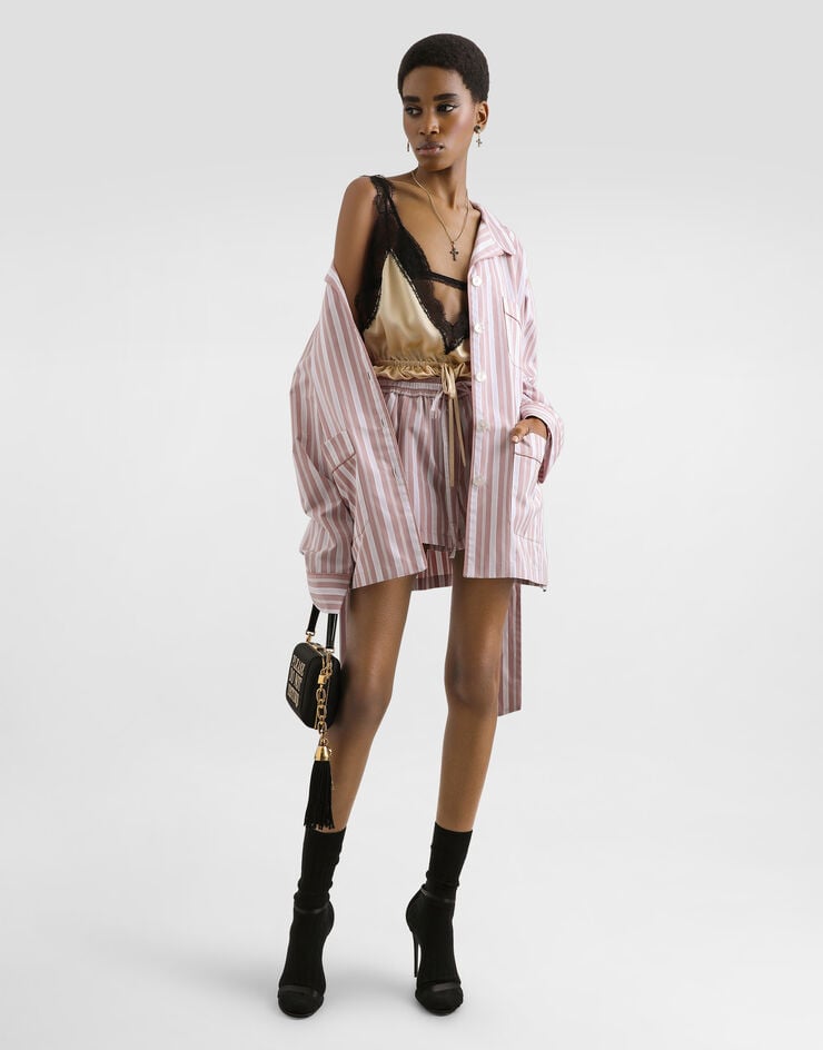 Dolce & Gabbana Bermudashorts in Streifenoptik Multicolor FTDMCTFBMF7