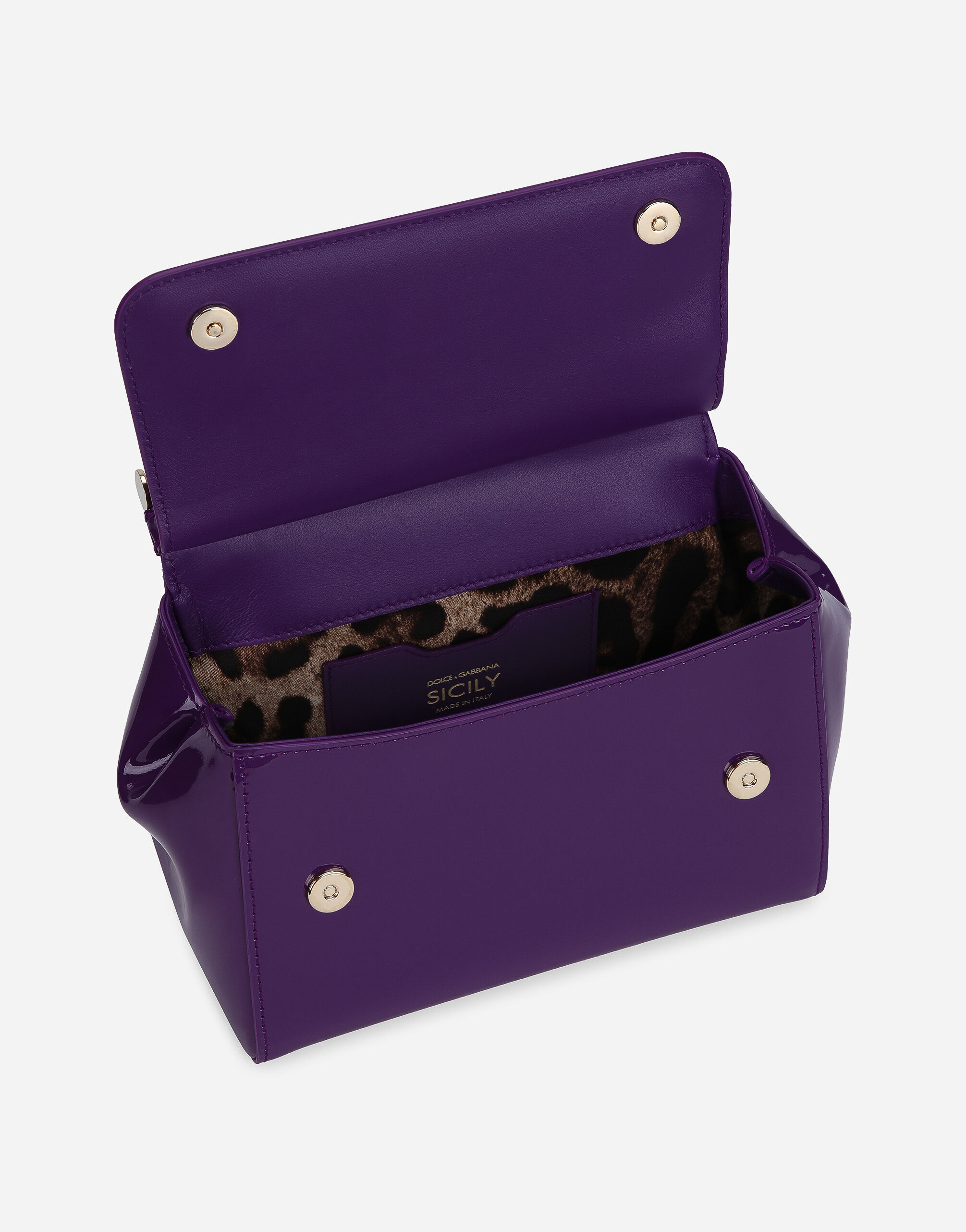 Dolce and gabbana purple bag deals