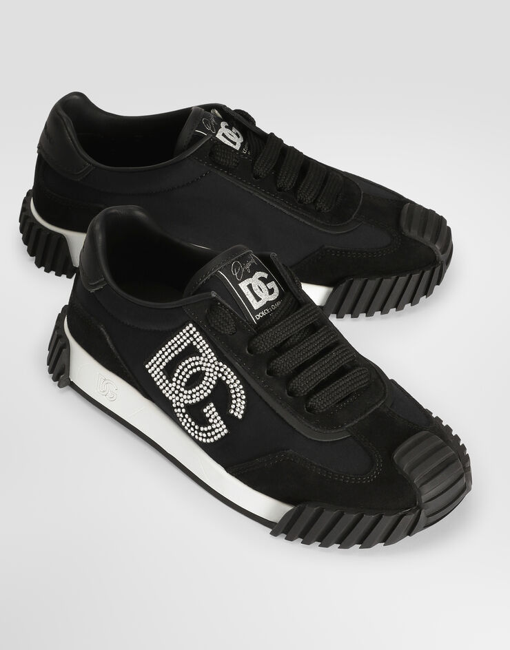 Dolce & Gabbana سنيكر DG Athletic من جلد عجل شمواه Dolce & Gabbana سنيكر DG Athletic من جلد عجل شمواه Black D11450A0680