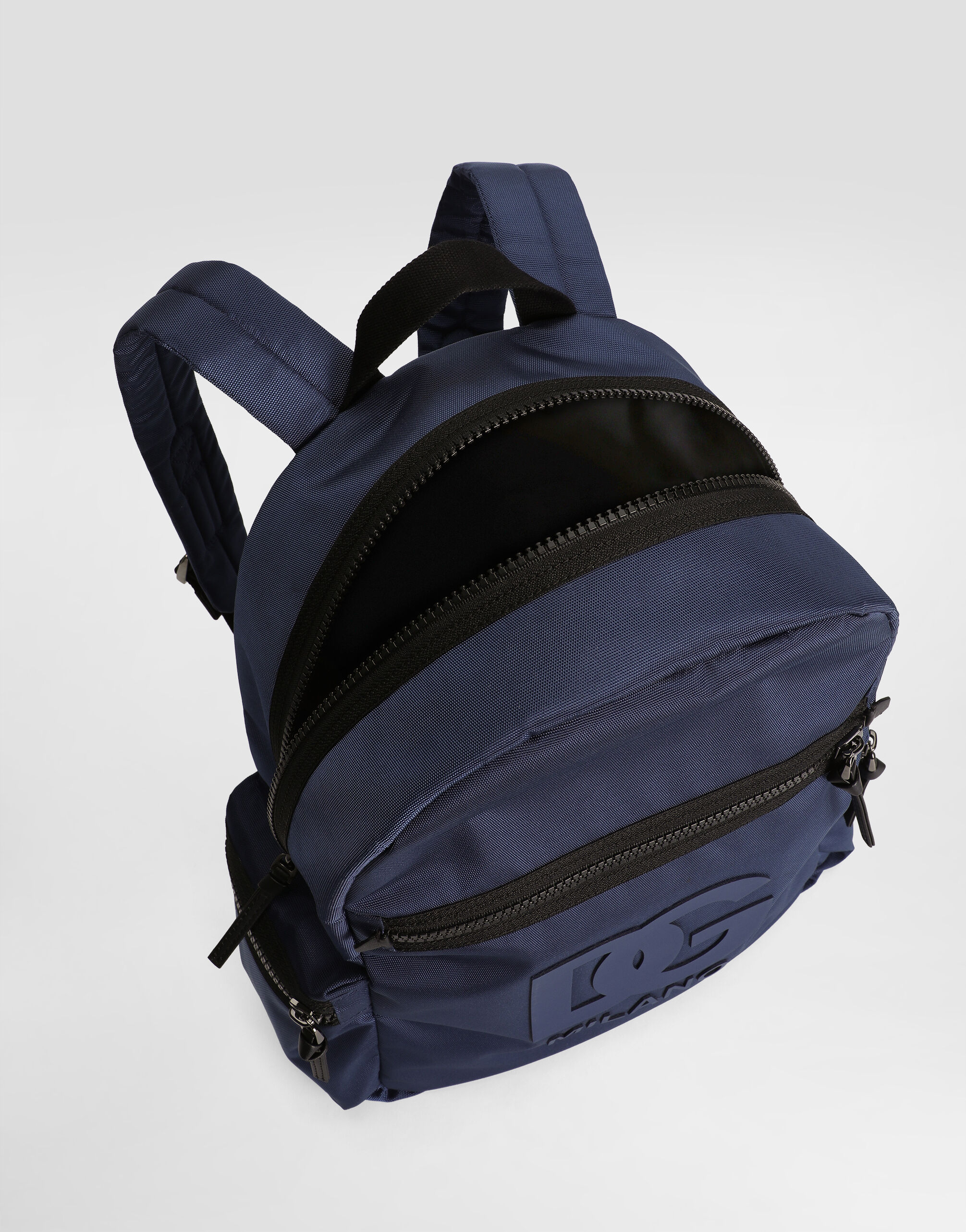 Azureのボーイズ Nylon backpack with DG rubber patch | Dolce&Gabbana®