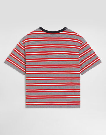 Dolce & Gabbana Striped jersey t-shirt Multicolor L4JTJWFBGAS