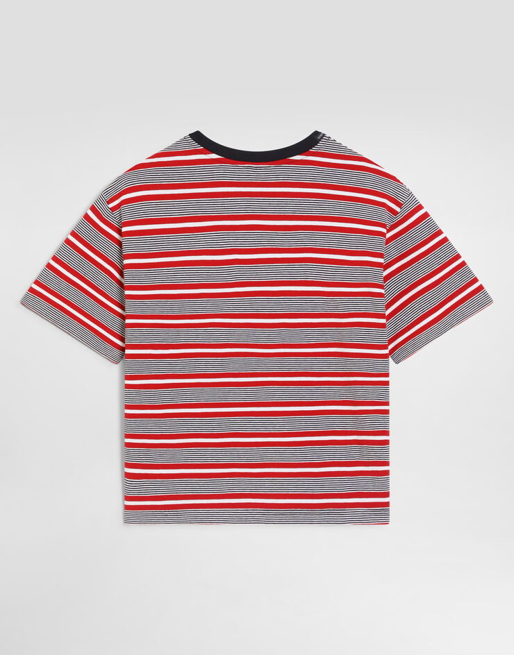 Dolce & Gabbana Striped jersey t-shirt Multicolor L4JTJWFBGAS