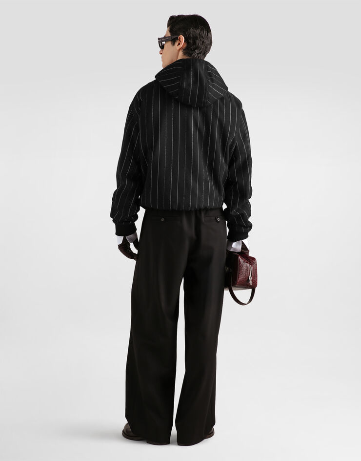 Dolce & Gabbana Padded pinstripe bomber jacket Dolce & Gabbana Padded pinstripe bomber jacket Multicolor G9CKZTFBZAE