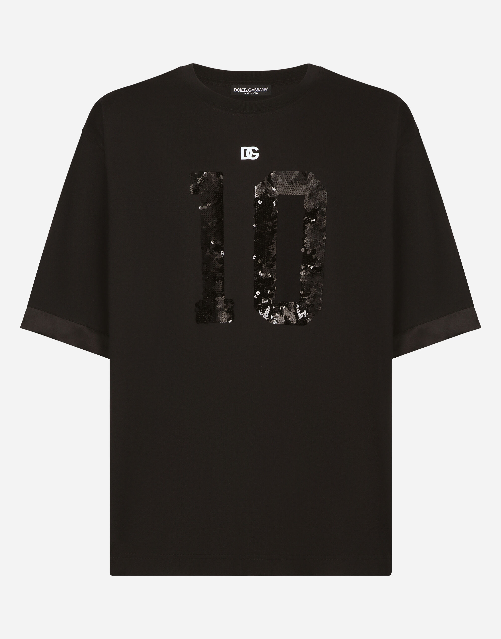 Dolce and gabbana online mens black t shirt