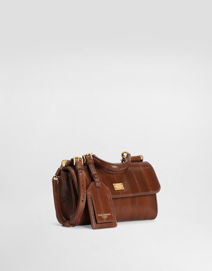 Dolce & Gabbana Bolso de mano My Sicily mini en piel de anguila Dolce & Gabbana Bolso de mano My Sicily mini en piel de anguila Marrón BB7864B8291